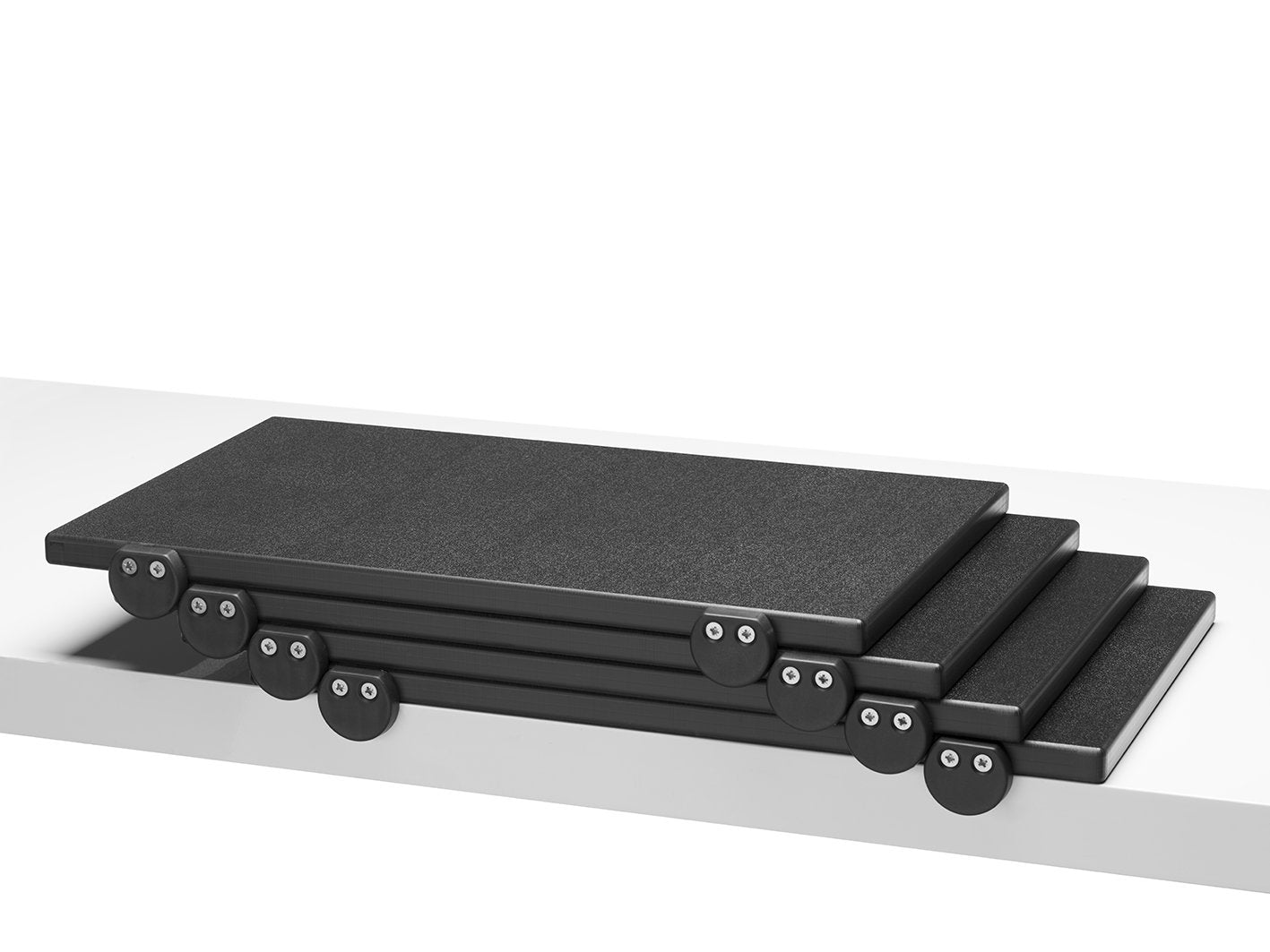 Confezione 4 taglieri in polietilene con fermi