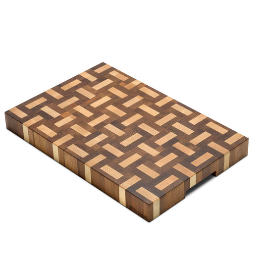 Tagliere in legno di frassino e robinia evaporata con maniglie